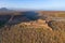 Aerial view of Cidade Velha old fort in Santiago - Cape Verde - Cabo Verde