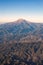 Aerial view of CitlaltÃ©petl/IztactÃ©petl, in Spanish Pico de Orizaba, the highest mountain in Mexico