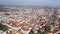 Aerial view on the city Brno. South Moravian region. Czech Republic