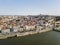 Aerial view of city center of historic Coimbra, Portugal