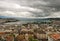 Aerial view of city of Geneva