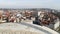 Aerial view from the city hall tower over Oradea town center