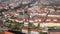 Aerial view on the city Hradec Kralove. Czech Republic