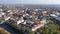 Aerial view on the city Hradec Kralove. Czech Republic