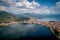 Aerial view the city of Kastoria in northern Greek.