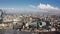 Aerial view of the City of London Shard