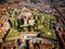 Aerial view of the city of Perpignan in France