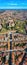 Aerial view of the city of Perpignan in France