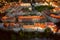 Aerial view of city of Prague, Capital city of the Czech Republic