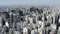 Aerial view of the city of Sao Paulo, Brazil.