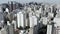 Aerial view of the city of Sao Paulo, Brazil.