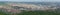 Aerial view of the city of Stuttgart from the Fernsehturm television tower Germany