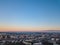 Aerial view of city Tallinn Estonia, panorama of district Mustamjae