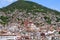 Aerial view of the city of taxco, in Guerrero V