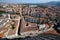 Aerial view of the city of Turin from MOLE ANTONELLIANA