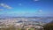 Aerial view of the city of Zurich from Uetliberg hill