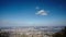 aerial view of the city of Zurich from Uetliberg hill, timelapse