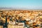 Aerial view of the cityscape of ancient city Nicosia, Cyprus