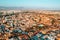 Aerial view of the cityscape of ancient city Nicosia, Cyprus