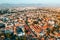 Aerial view of the cityscape of ancient city Nicosia, Cyprus