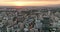 Aerial view of the cityscape of Nicosia, Cyprus.