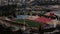 Aerial view of cityscape of Ramat Gan Stadium