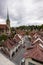 Aerial view of cityscape Swiss capital Bern