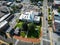 Aerial view of a cityscape, Warren County District Court, Front Royal, Virginia, United States