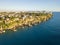 Aerial View Cliffs Kaleici Old Town Antalya Turkey