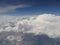 Aerial View with Clouds