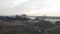 Aerial view of a coal storage facility loading dock in Amsterdam Westpoort, The Netherlands. Industrial harbour.