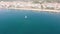 Aerial view of the coastal city resort Marmaris, Turkey