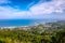 Aerial View of the Coastal City of Wollongong in Australia