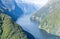 Aerial view coastal Fiordland