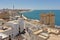 Aerial view on the coastline of Cadiz