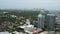 Aerial view Coconut Grove and Downtown Miami 4k