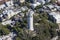 Aerial View of Coit Tower Park San Francisco