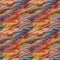 Aerial view on the colorful rainbow mountains. AI generative illustration