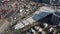 Aerial view of construction site of a new makeshift COVID-19 hospital and isolation facilities, in Tsing Yi , Hong Kong