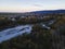 Aerial view of the convergence of two reivers - Leithaursprung