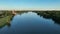 Aerial View of Cooper River in Pennsauken New Jersey