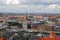 Aerial view of Copenhagen, Denmark