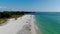 Aerial view of Coquina Beach, Anna Maria Island