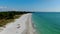 Aerial view of Coquina Beach, Anna Maria Island