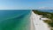 Aerial view of Coquina Beach, Anna Maria Island