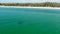 Aerial view of Coquina Beach, Anna Maria Island