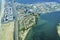 Aerial view of Coronado Island, San Diego