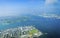 Aerial view of Coronado Island, San Diego