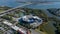 Aerial View Of Credit One Stadium On Daniel Island In Charleston South Carolina
