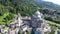 Aerial view of the Cristo Re Church in Messina, Italy